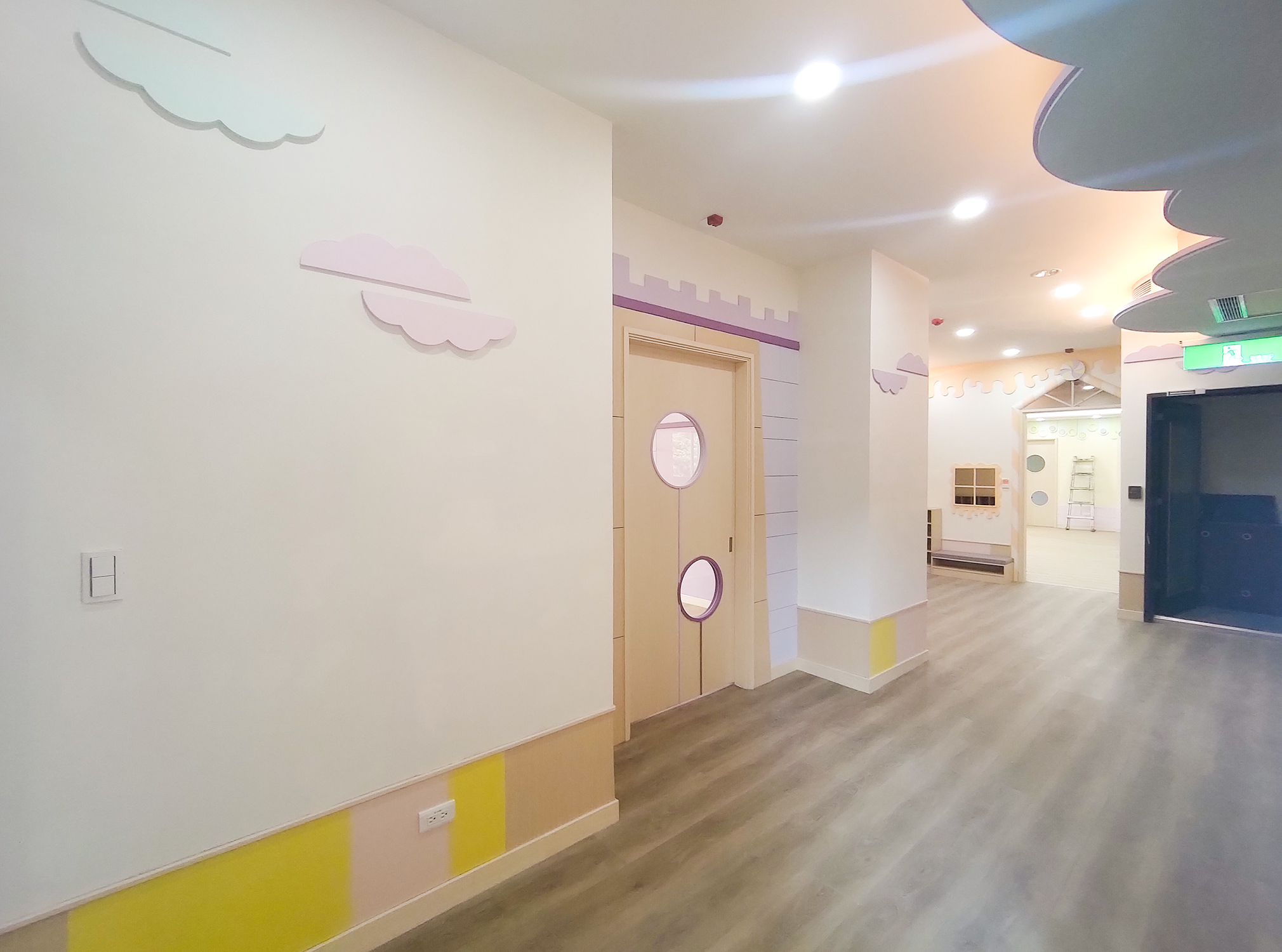 迴廊 義大醫療幼兒園 設計裝修